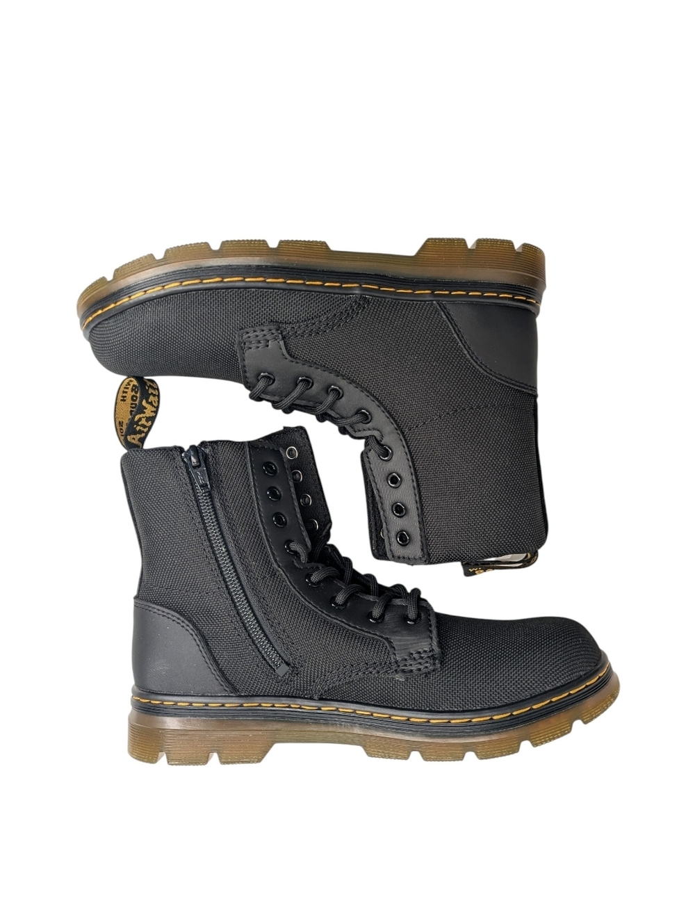Dr. Martens Kids Combs J Black Extra Tough Poly Boots | Size 3